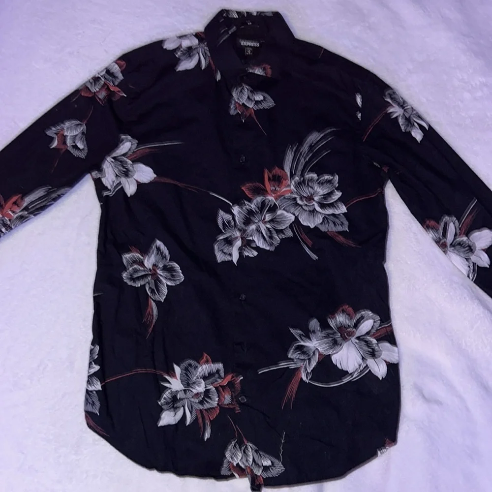 Men’s Express Cotton Dress Shirt - Picture 2 of 4